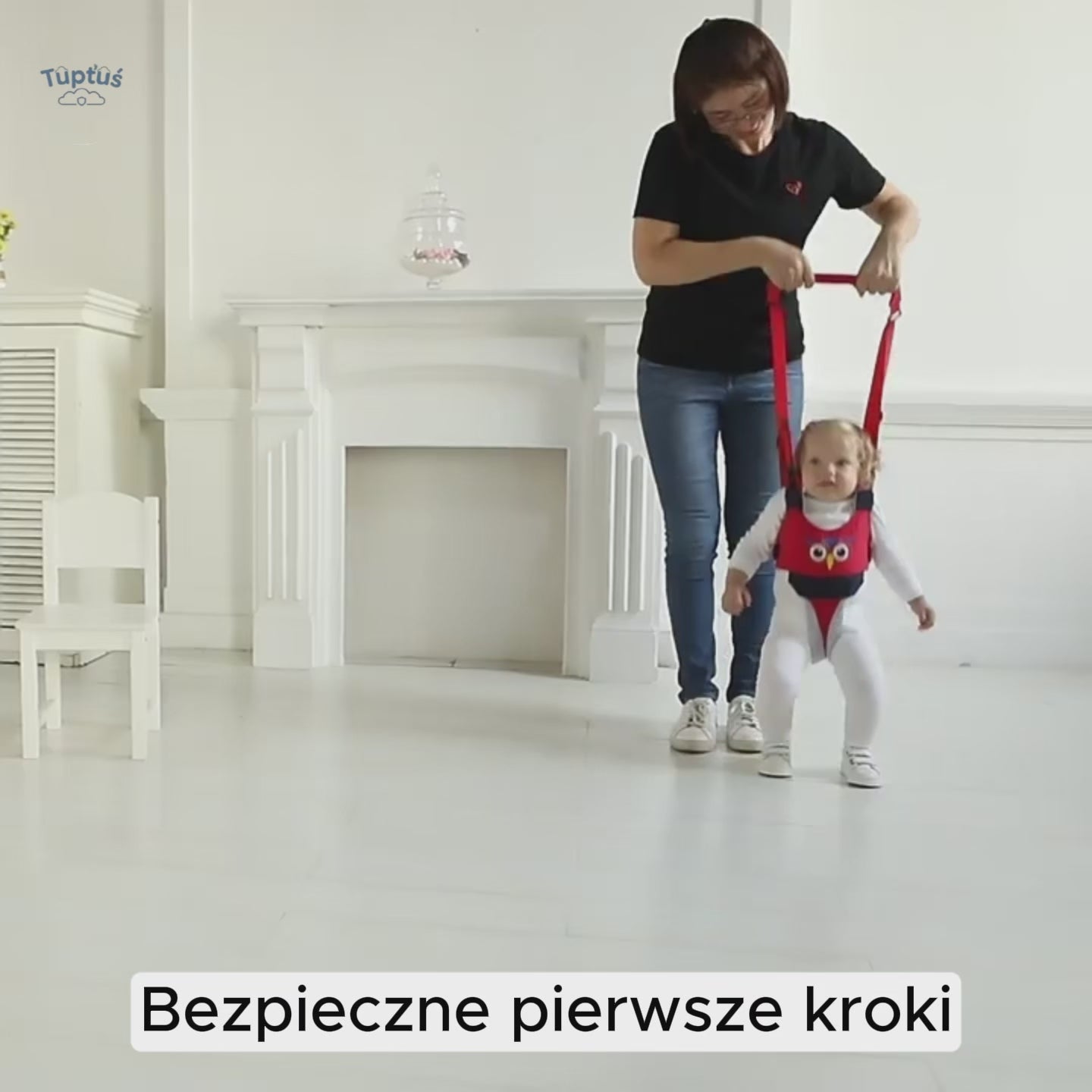 Szelki Tuptuś Premium do Nauki Chodzenia